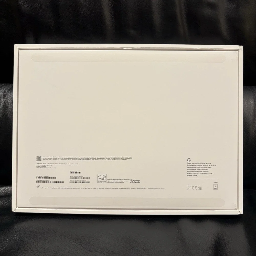 Empty Box For Apple MacBook Air 13 inch Model A3449 CPU/10C GPU/24GB/512GB/KB-US